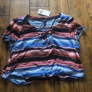 Forever 21 Bohemian Crop Top